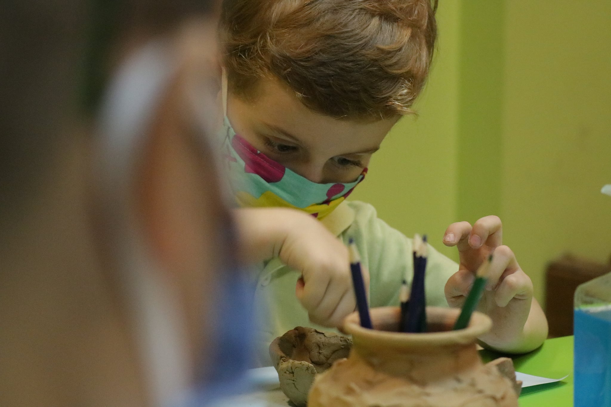 Read more about the article Археолошкиот музеј дел од програмата на првиот фестивал на детска креативност Трамболини, организирана од Детски културен центар “Карпош”