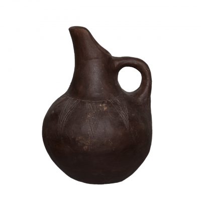 Бокал со засечен врат