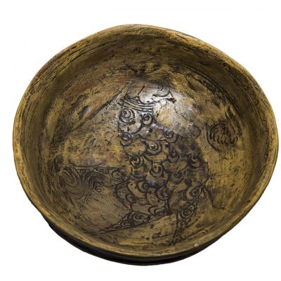 Паница со претстава на птица