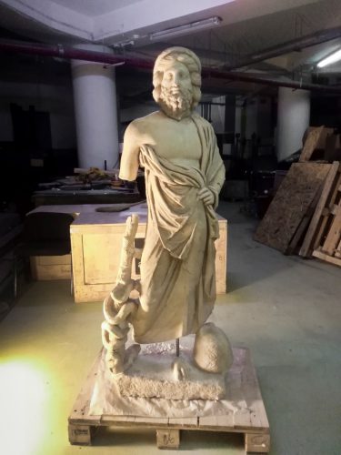 Read more about the article Статуата на Асклепиј, наскоро дел од постојаната поставка на музејот
